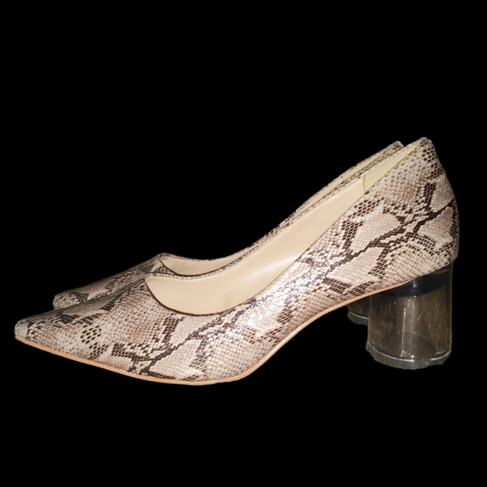 Snakeskin heels